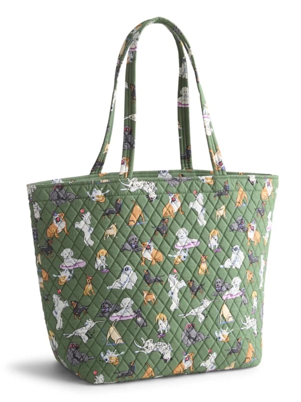 NWT Vera Bradley cotton Grand Tote * Dog Park* - Picture 3 of 5